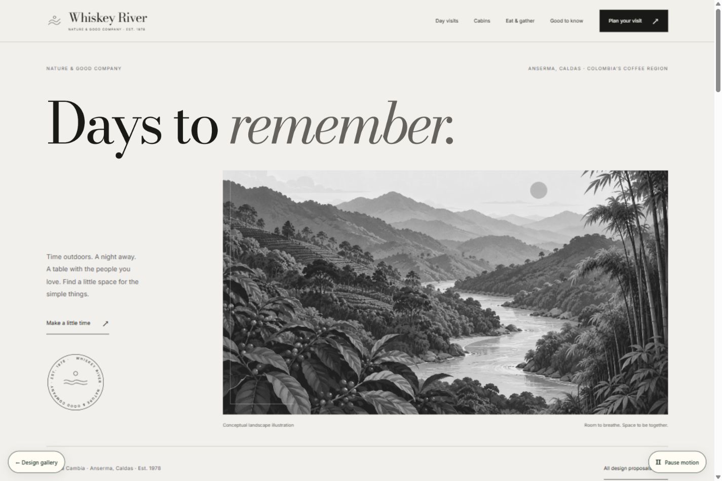 Maison River website preview.