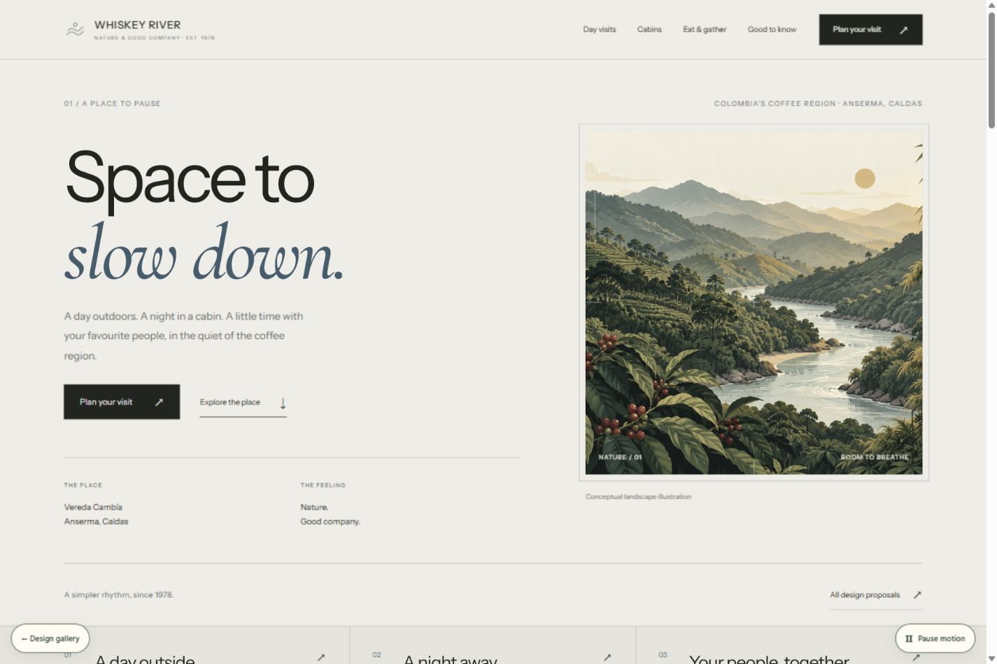 Quiet Form website preview.