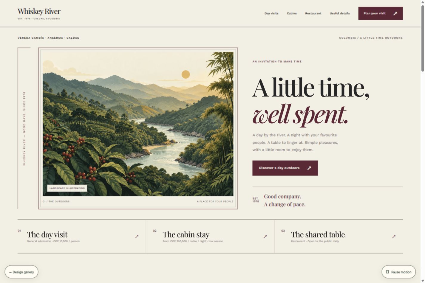 Terrace Journal website preview.